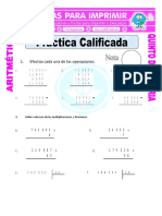 Práctica Calificada para Quinto de Primaria