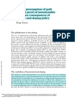 DopingandAntiDoping-5. On The Presumption of Guilt Without Proof of Intentionality and Oth... )