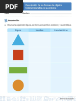 Descripción de Las Formas de Objetos Tridimensionales en Su Entorno