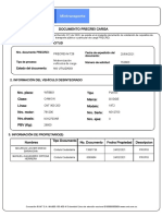 Documento Precrei Carga: 1. Información de La Solicitud