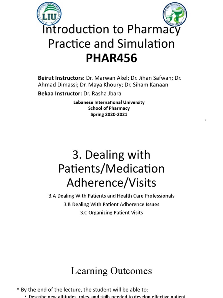 Pharmacy Practice & Patient Care | PDF | Pharmacy | Preventive Healthcare