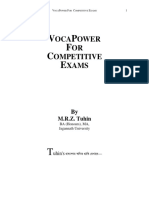 Vocabulary For-Competitive-Exams