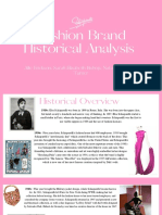 Fashion Brand Historical Analysis 1