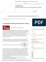 EL CONOCIMIENTO CIENTÍFICO - ORIGEN, MÉTODOS Y LÍMITES - El Kabudari - Overblog..es