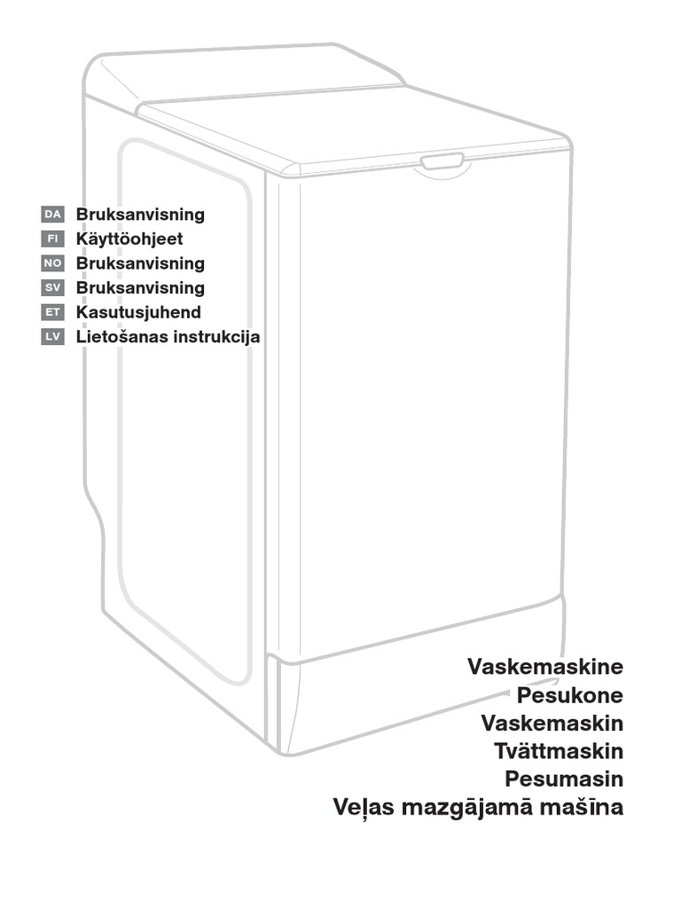 Bruksanvisning Käyttöohjeet Bruksanvisning Bruksanvisning Kasutusjuhend ...