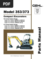 2012.04 - Manual de Partes GEHL 353-373 Form #918039 (S-N AD00001 - Hacia Adelante) Revision I - ABRIL 2012