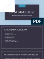 Data Structure: Multidimensional Array Conceptual