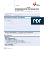 2BLS Infant Skills Testing Checklist 2020