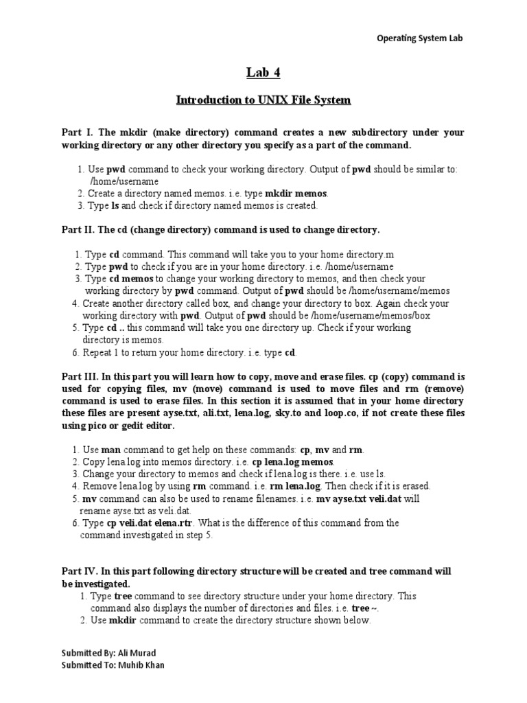 Introduction To UNIX File System | PDF | Computer Architecture ...