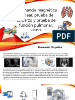 Resonancia Magnetica, Prueba de Esfuerzo y Funcion Pulmunar