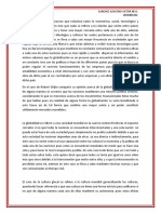 La Globalización Es Un Proceso Que Relaciona Tanto Lo Económico