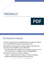 Chapter 9 - Firewalls and Intrusion Detection System