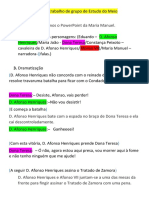 Guião Do Trabalho - Estudo Do Meio