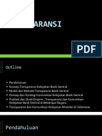 Transparansi Kebanksentralan 