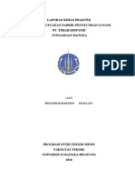 Download LAPORAN KERJA PRAKTEK by Mc Harson No-Ez Forging SN50383265 doc pdf