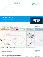 WHIO MOOC Clinical Management Course 6 Module 1 Rehabilitation Overview and Care Pathway