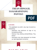 Panitikan Hinggil Sa Karapatang Pantao