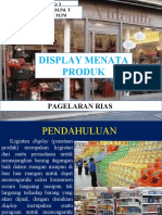 Display Produk Pagelaran Rias