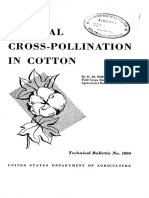 Natural Cross-Pollination in Cotton