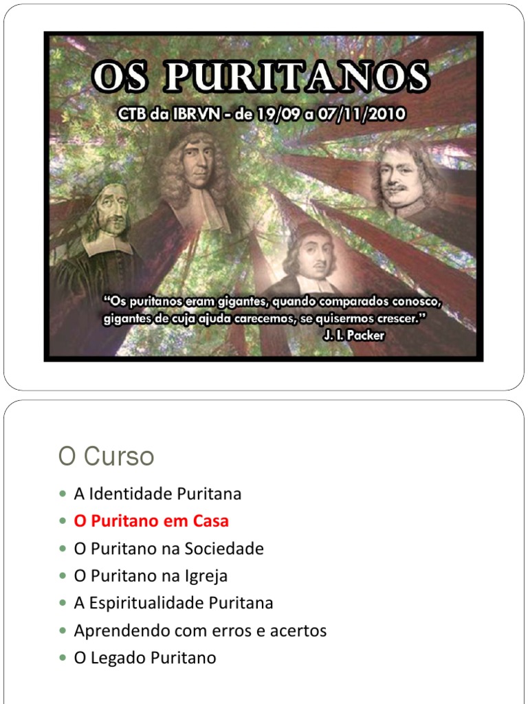A Família Puritana | PDF | Puritanos | Mulher