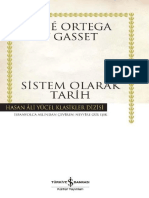 E Kitap Jose Ortega y Gasset Sistem Olarak Tarih