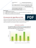 5º Básico CIENCIAS NATURALES - III Unidad. Guía N°5, El Consumo de Cigarrillos en Chile.