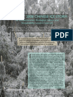 The Great 2008 Chinese Ice Storm: Its Socioeconomic-Ecological Impact and Sustainability Lessons Learned