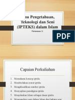 IPTEKS DALAM ISLAM