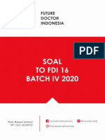 Soal To FDI 16 Batch IV 2020