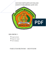 Keimanan Dan Ketaqwaan Dalam Membangun Paradigma Qur