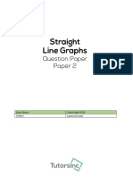 QP Cambridge O Admath-P2 Straight-Line-Graphs