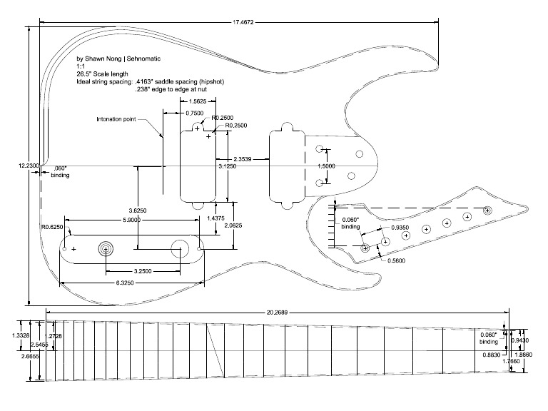 Blackmachine B7 26.5in Scale Template | PDF