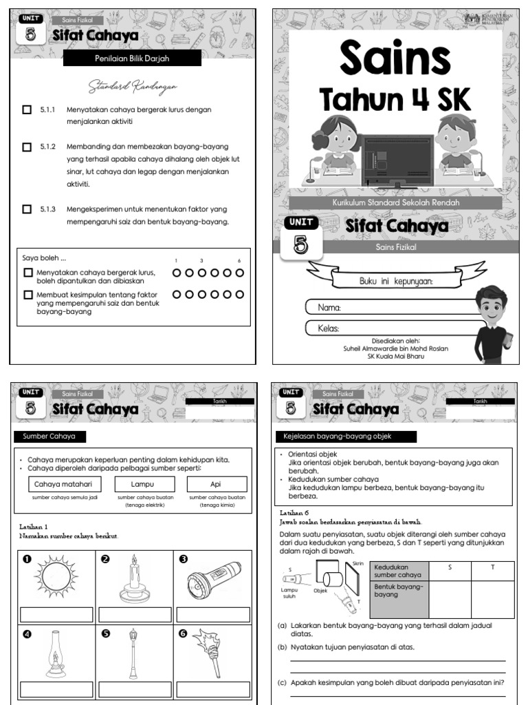 Bbm Sains Tahun 4 Cahaya Pdf