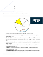 Grade 6 Math Lesson on Circles