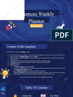 Sciences Weekly Planner by Slidesgo