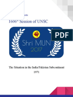 1606 Session of UNSC: The Situation in The India/Pakistan Subcontinent 1971