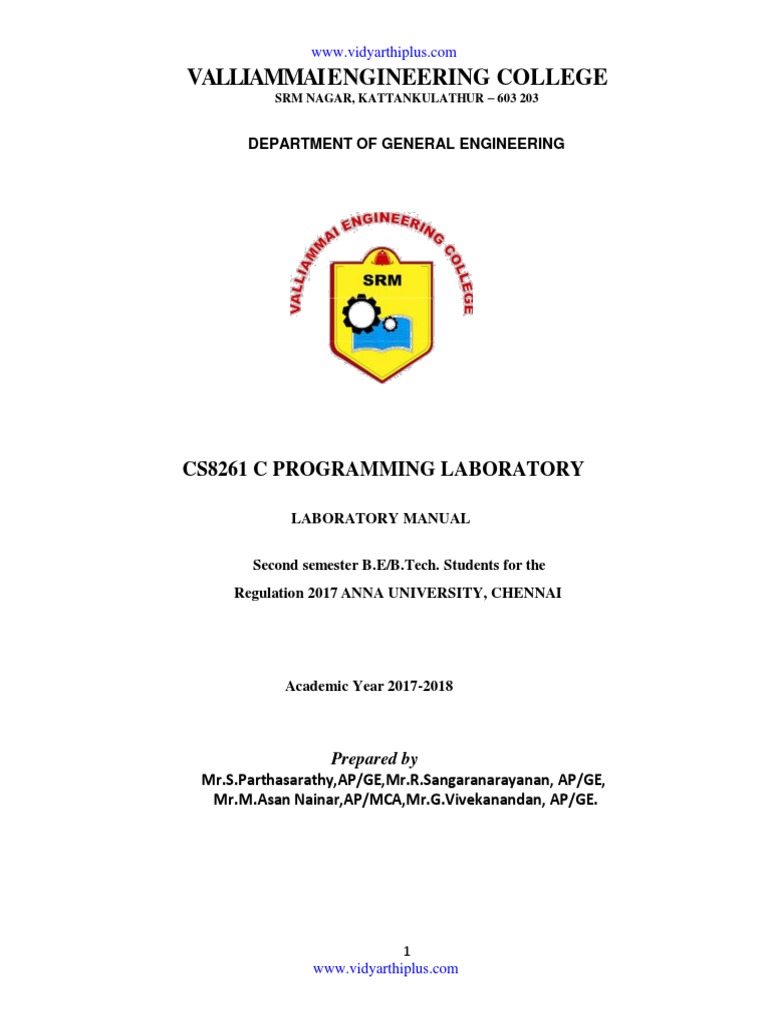 C Programming Lab | PDF | C (Programming Language) | Computer Program