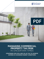 Manage Risk and Find Opportunities For Commercial Property Tax Savings in Uncertain Times