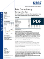 Tata Consultancy: Gaining Wallet Share