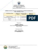 Blank Form For Summary of Quarterly DPDS Report