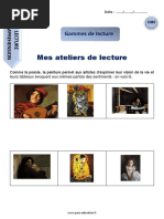Mes Ateliers De Lecture Cm2 Gamme De Lecture Pdf