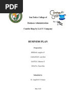 Comfee Shop Business Plan