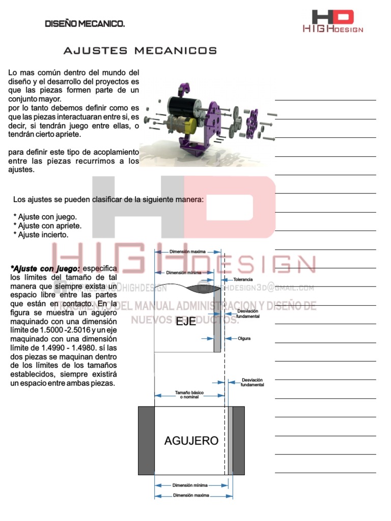 Clasificación de Ajustes Mecánicos | PDF | Tolerancia de ingeniería