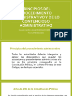 Diapositivas Principios Del Procedimiento Administrativo y de Lo Contencioso Adm.