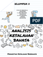 ANALISIS KESALAHAN BAHASA