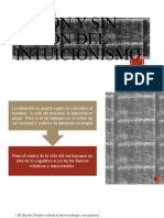 Razon y Sin Razon Del Intuicionismo