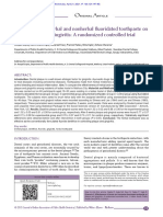 Effectiveness of Herbal and Nonherbal Fluoridated Toothpaste On Plaque and Gingivitis: A Randomized Controlled Trial