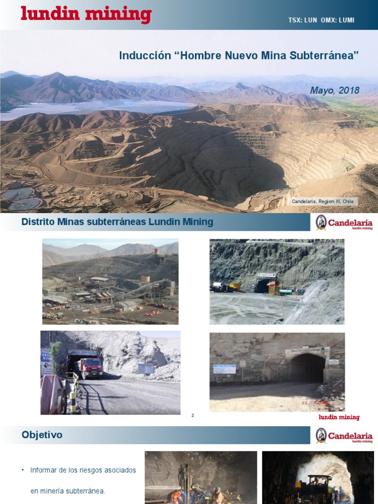 Induccion Minas Subterraneas 2018 | PDF | Peatonal | Minería