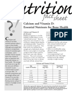 Calcium and Vitamin D (Tropicana Fact Sheet) ADA FACT SHEET