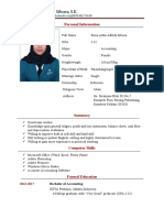 Indonesian Accountant CV